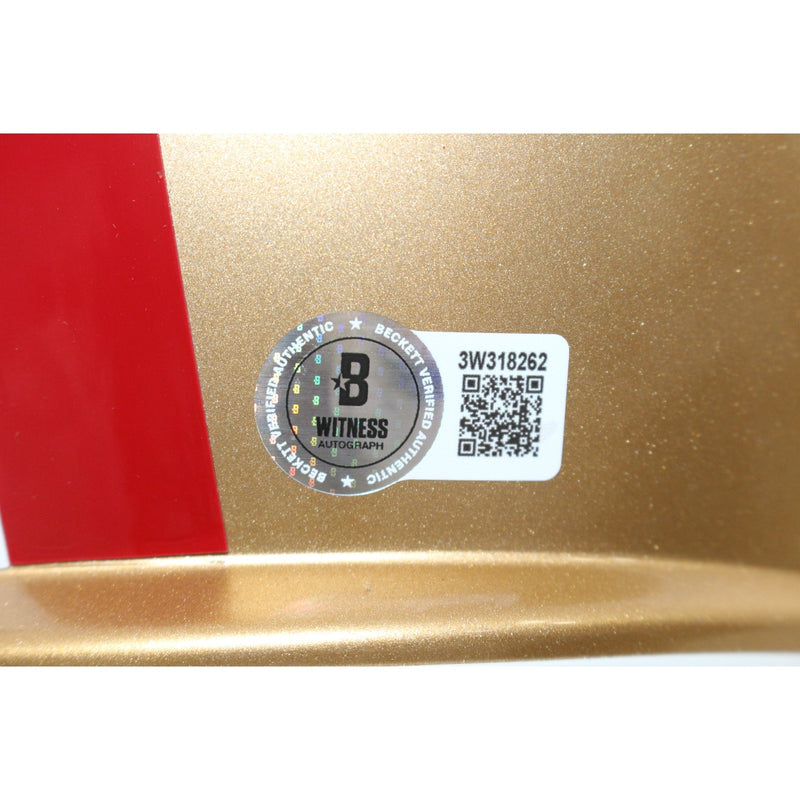 Frank Gore Autographed San Francisco 49ers Full Size Replica Helmet (BAS)