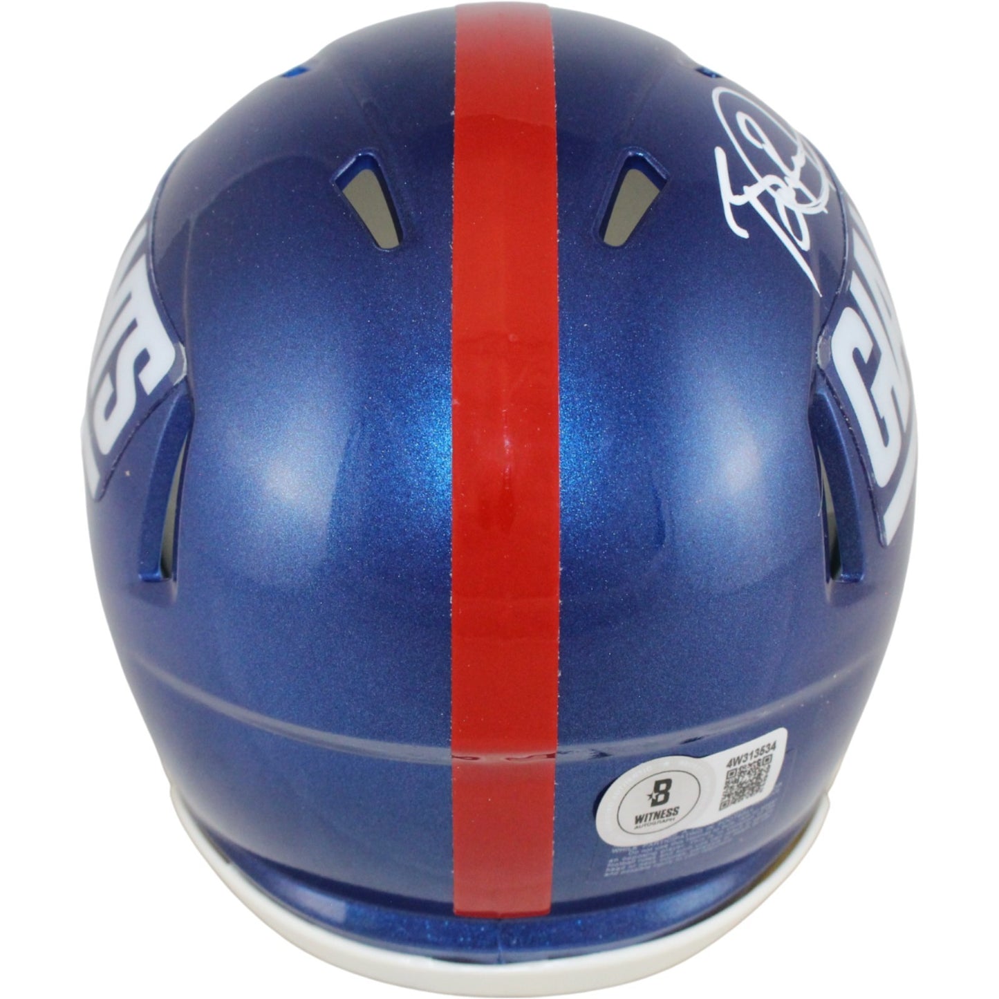 Brian Burns New York Giants Autographed Color Rush Mini Helmet