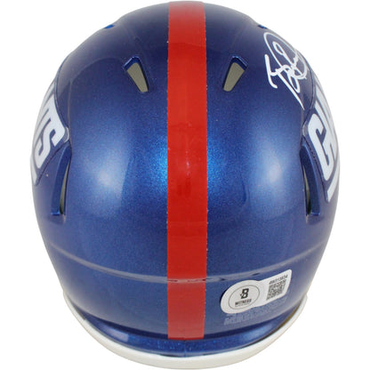 Brian Burns New York Giants Autographed Color Rush Mini Helmet