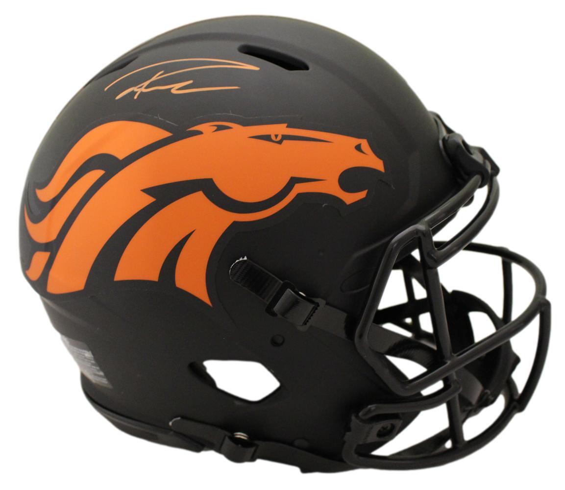 Russell Wilson Autographed Denver Broncos Authentic Eclipse Full Size Helmet