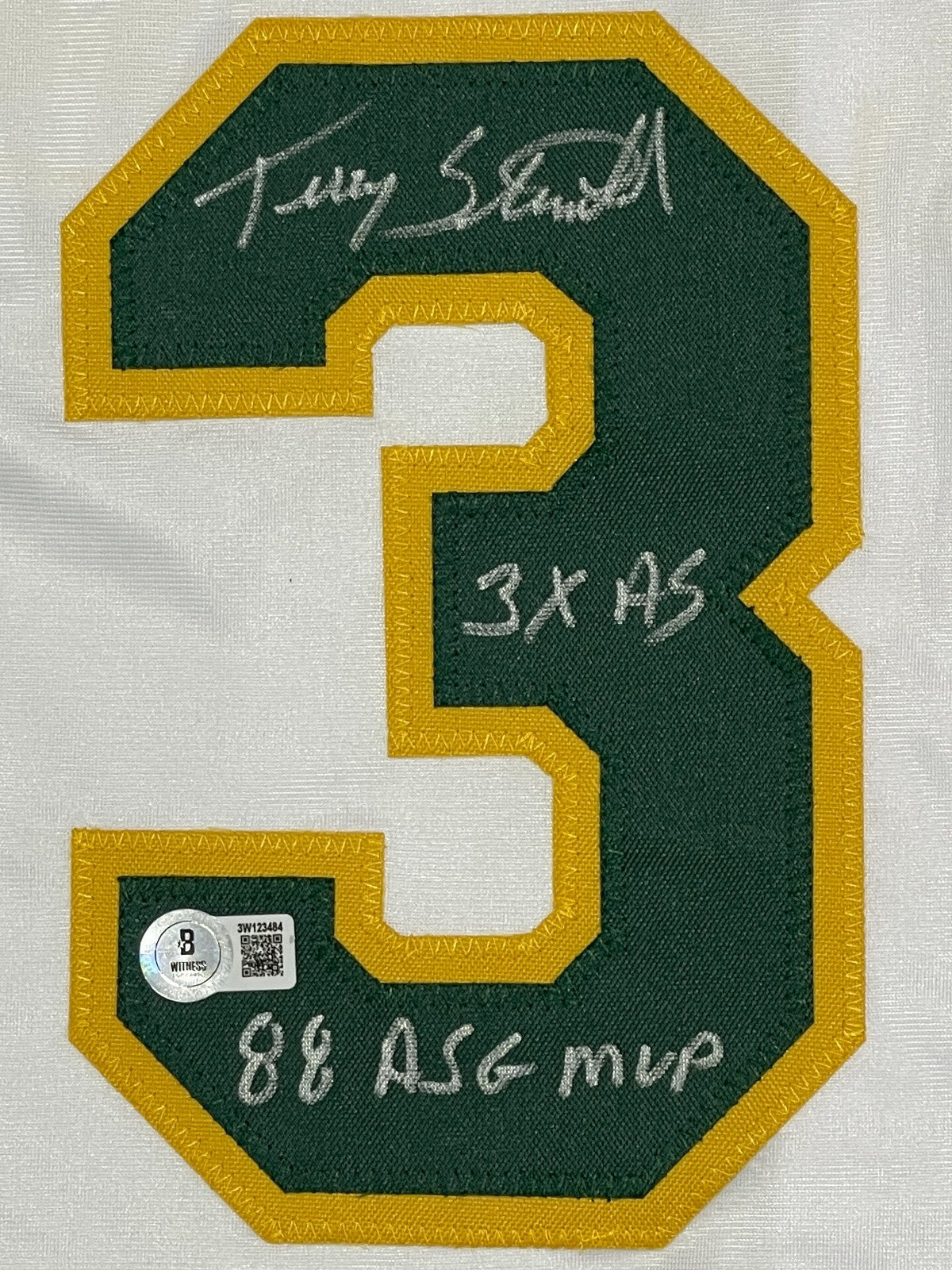 Terry Steinbach Signed Oakland Athletics Custom Baseball Jersey