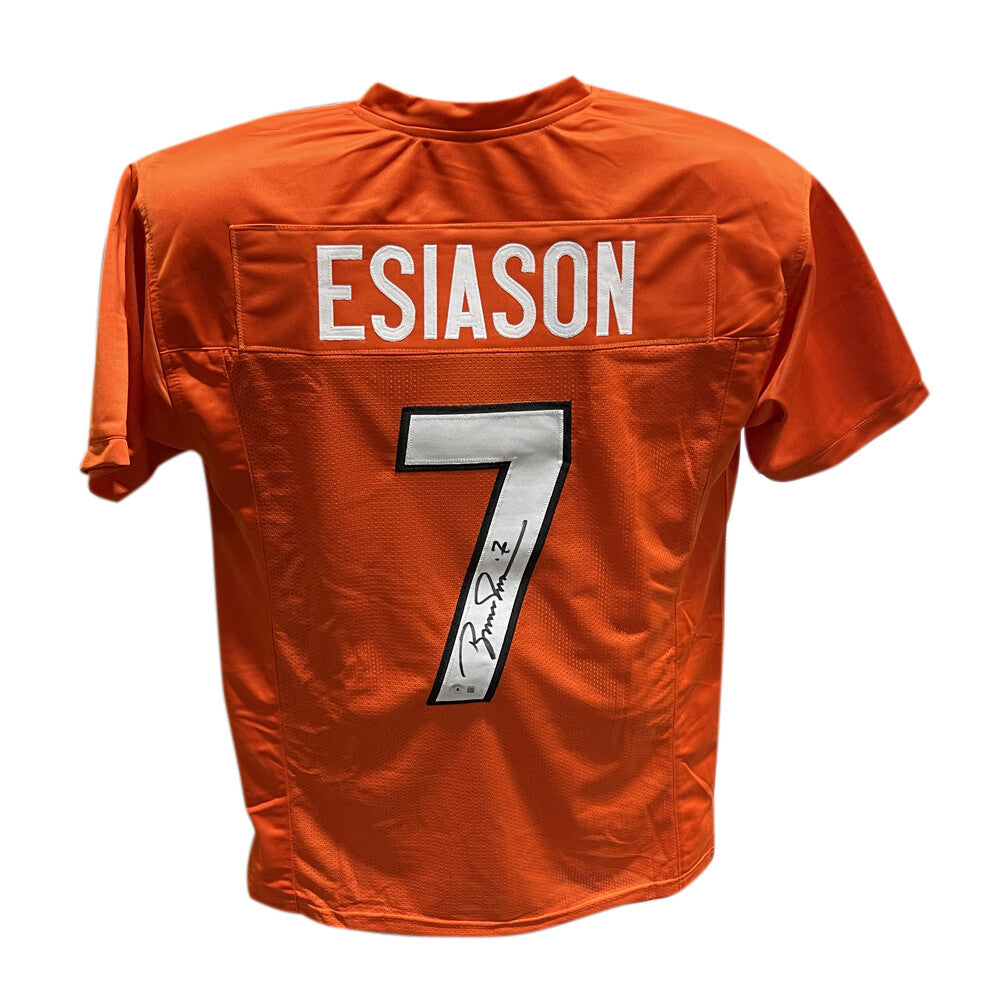 Boomer Esiason Autographed Cincinnati Bengals Pro Style Orange Jersey (BAS)