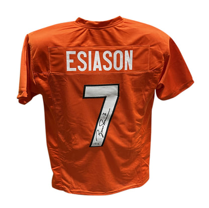 Boomer Esiason Autographed Cincinnati Bengals Pro Style Orange Jersey (BAS)