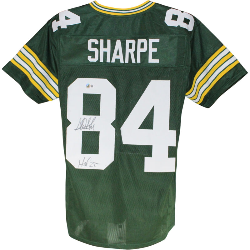 Sterling Sharpe Autographed Green Pro Style Jersey (HOF)