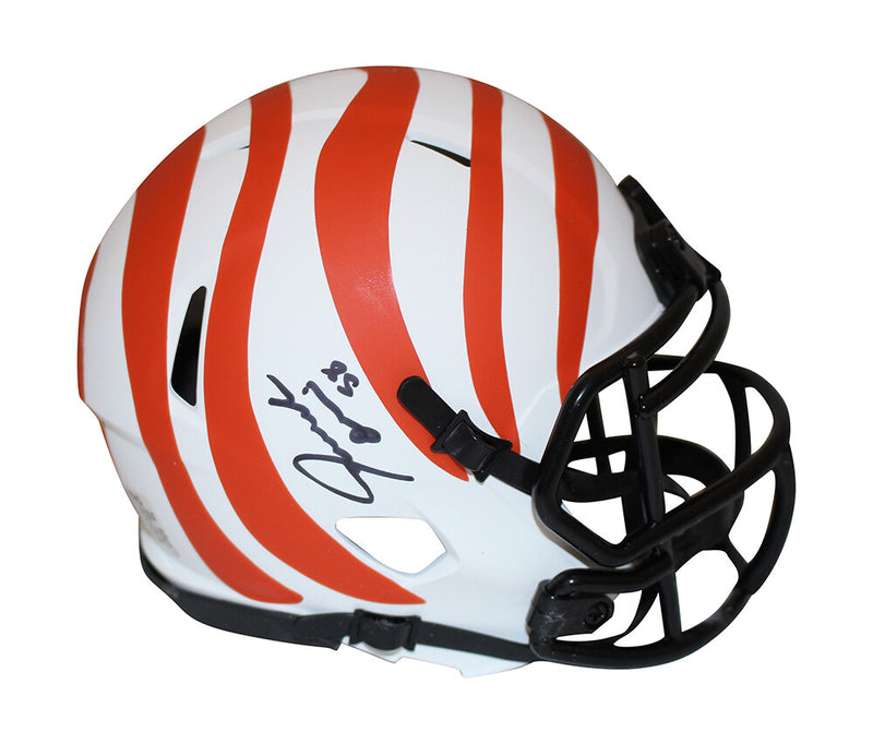 Joseph Ossai Signed Cincinnati Bengals Lunar Mini Helmet Beckett