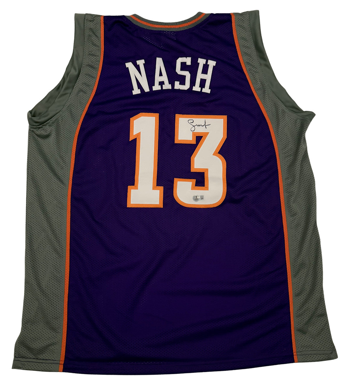 Steve Nash Signed Phoenix Suns Custom Basketball Jersey (BAS)