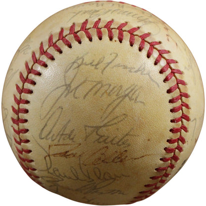 Johnny Bench & Joe Morgan 1981 Cincinnati Reds Team Signed Baseball