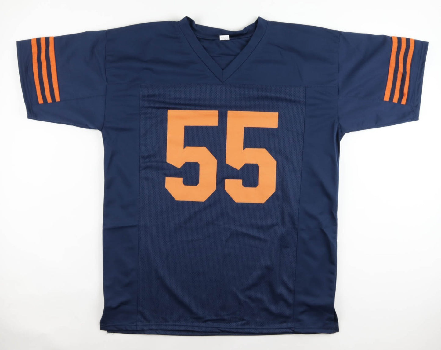 Lance Briggs Signed Chicago Bears Custom Blue Throwback Jersey