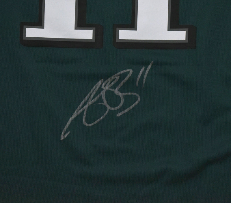 A.J. Brown Signed Philadelphia Eagles Nike Midnight Green Jersey