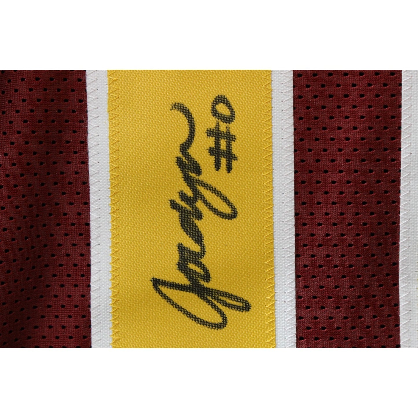 Jordyn Tyson Autographed Red College Style Jersey