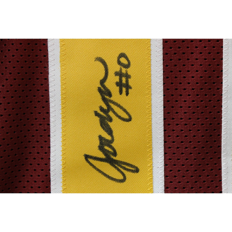 Jordyn Tyson Autographed Red College Style Jersey