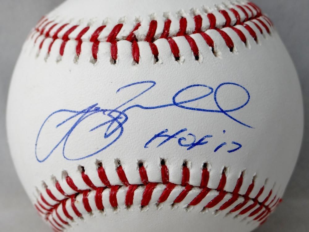 Jeff Bagwell Signed Rawlings Official MLB Baseball - HOF Inscription