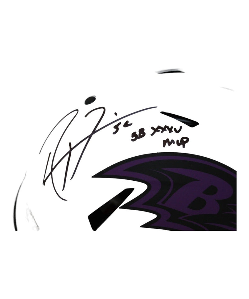 Ray Lewis Signed Baltimore Ravens Authentic Full Size Lunar Helmet MVP