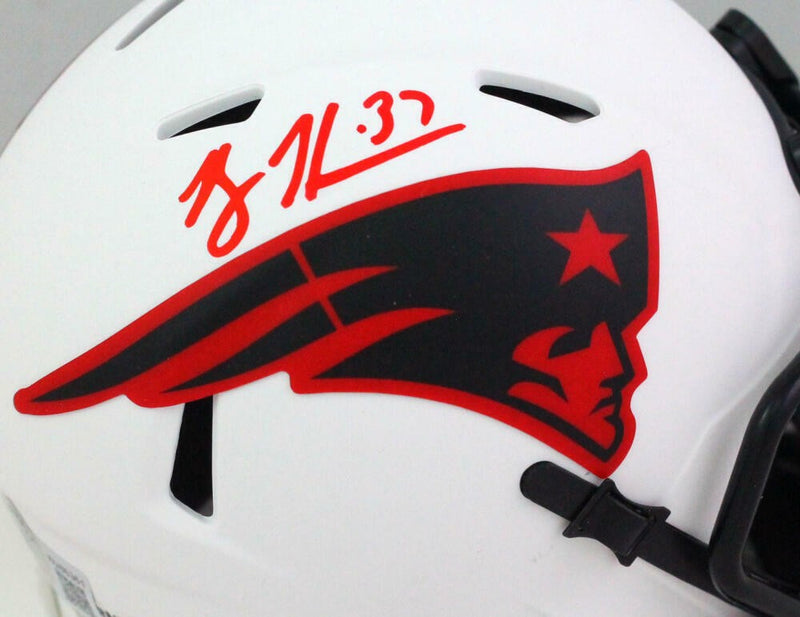 Rodney Harrison Signed New England Patriots Lunar Mini Helmet