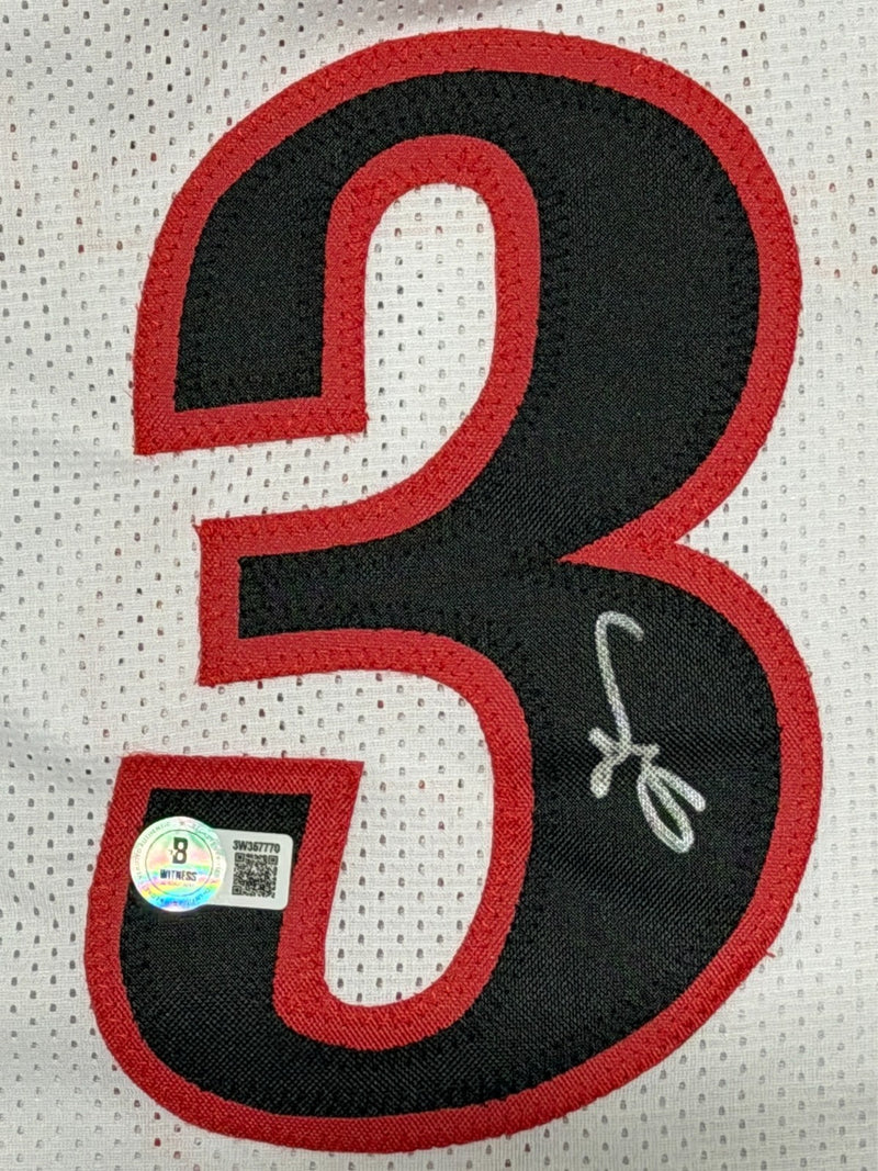 Allen Iverson Signed Philadelphia 76ers Custom White Jersey (Beckett BAS)