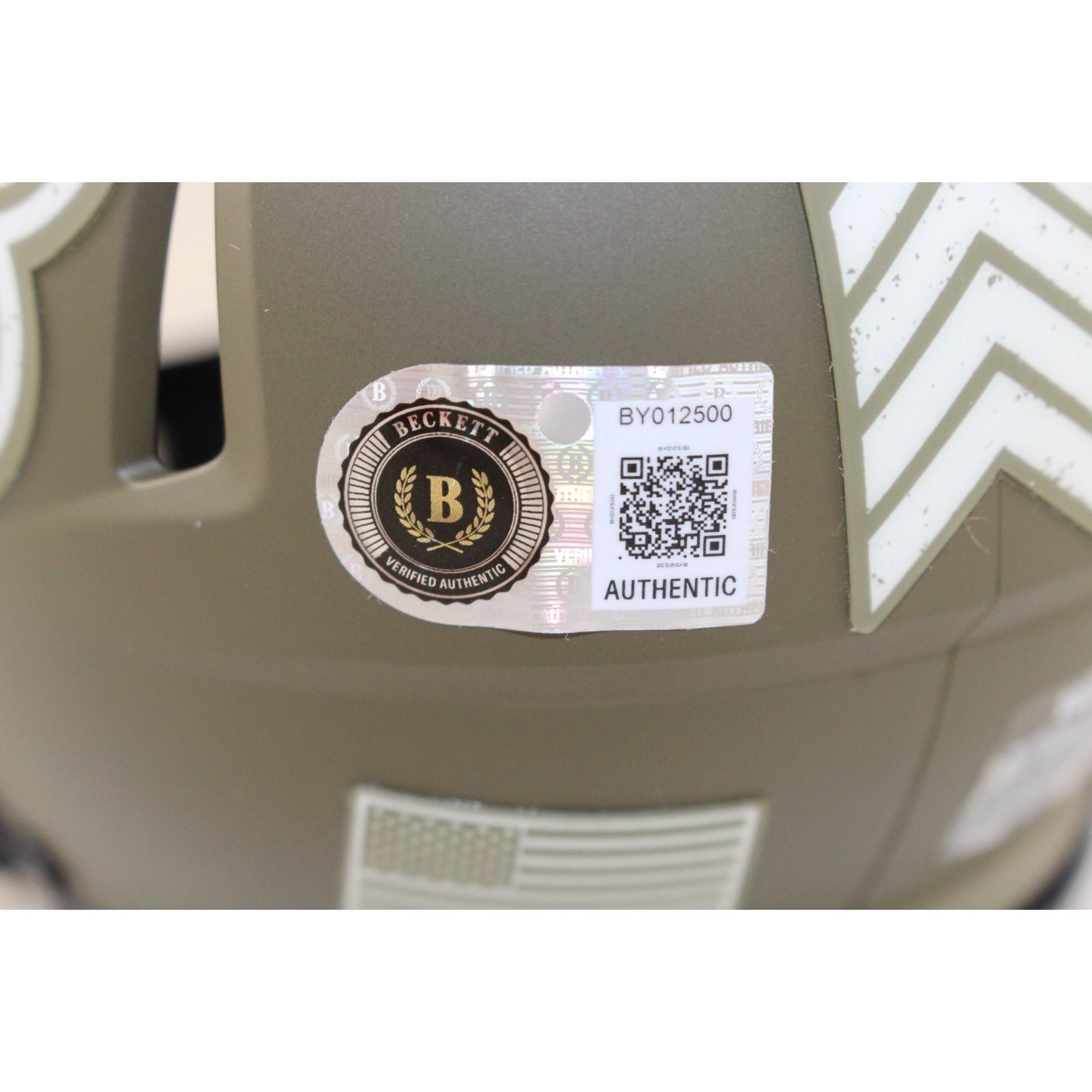 Tee Higgins Signed Cincinnati Bengals 2022 Salute to Service Mini Helmet