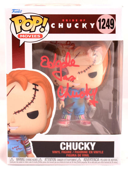 Ed Gale Signed Chucky Funko Pop Figurine #1249