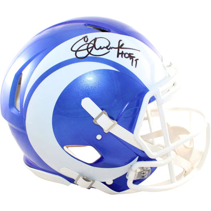 Eric Dickerson Signed Los Angeles Rams Proline Authentic Alternate Helmet