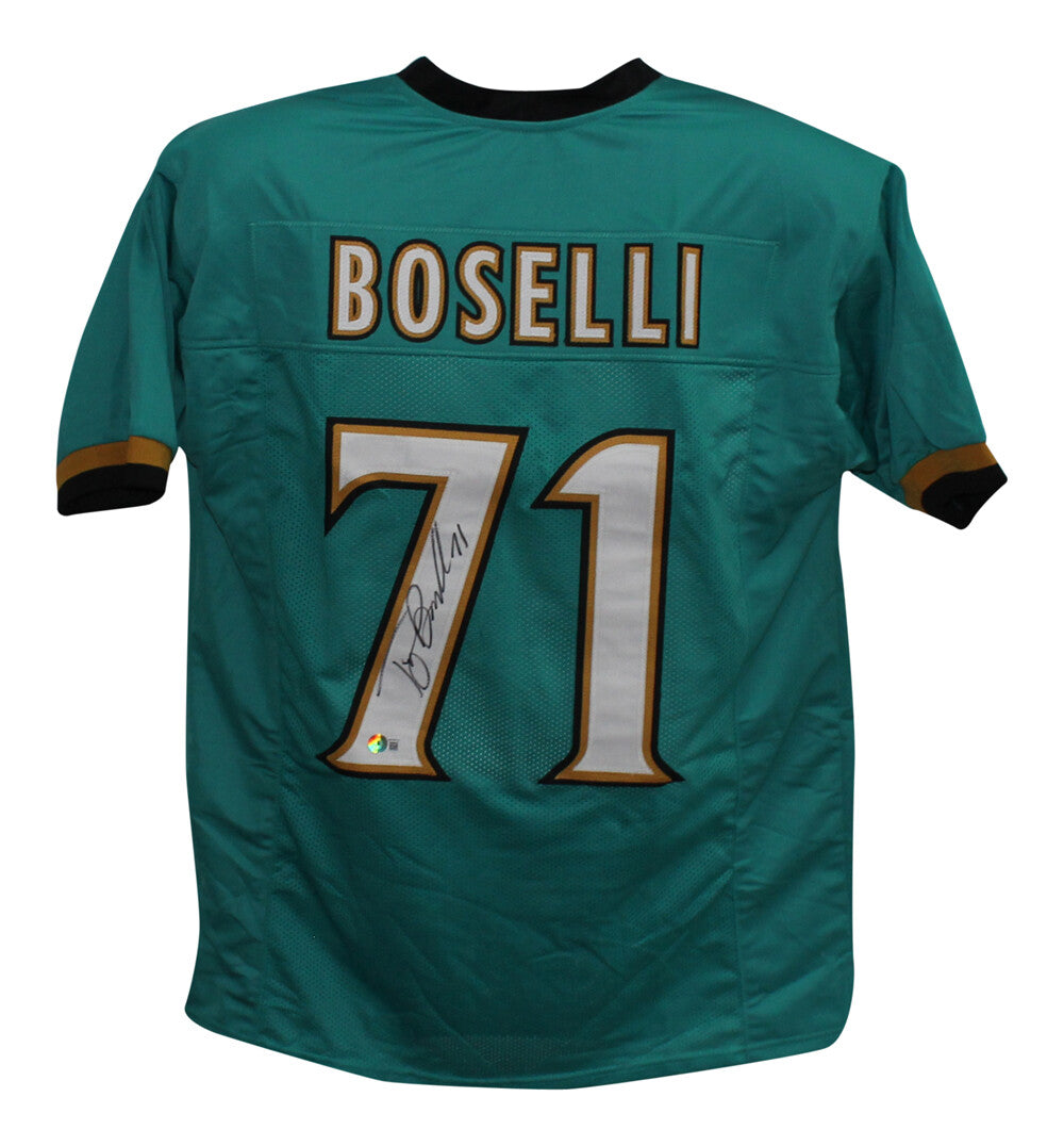 Tony Boselli Autographed Jacksonville Jaguars Custom Football Jersey