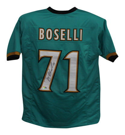 Tony Boselli Autographed Jacksonville Jaguars Custom Football Jersey