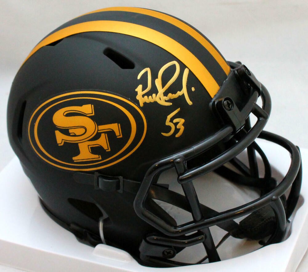 Bill Romanowski Signed San Francisco 49ers Eclipse Mini Helmet