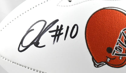Quinshon Judkins Autographed Cleveland Browns Logo Football