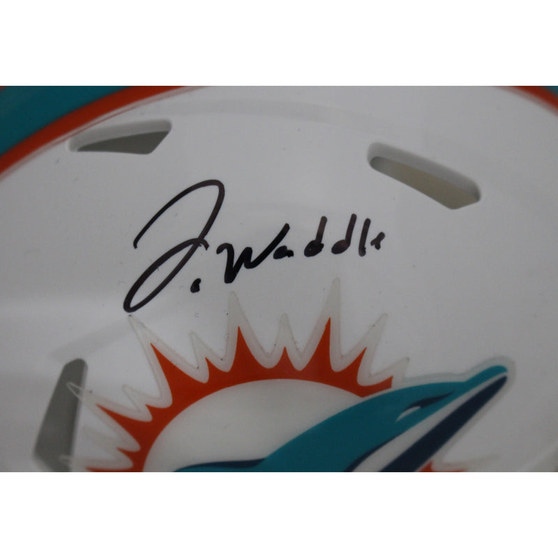 Jaylen Waddle Signed Miami Dolphins Speed Mini Helmet