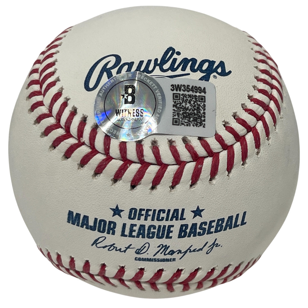 Jim Kaat Autographed Retirement Logo ROMLB Baseball (HOF 2022) BAS