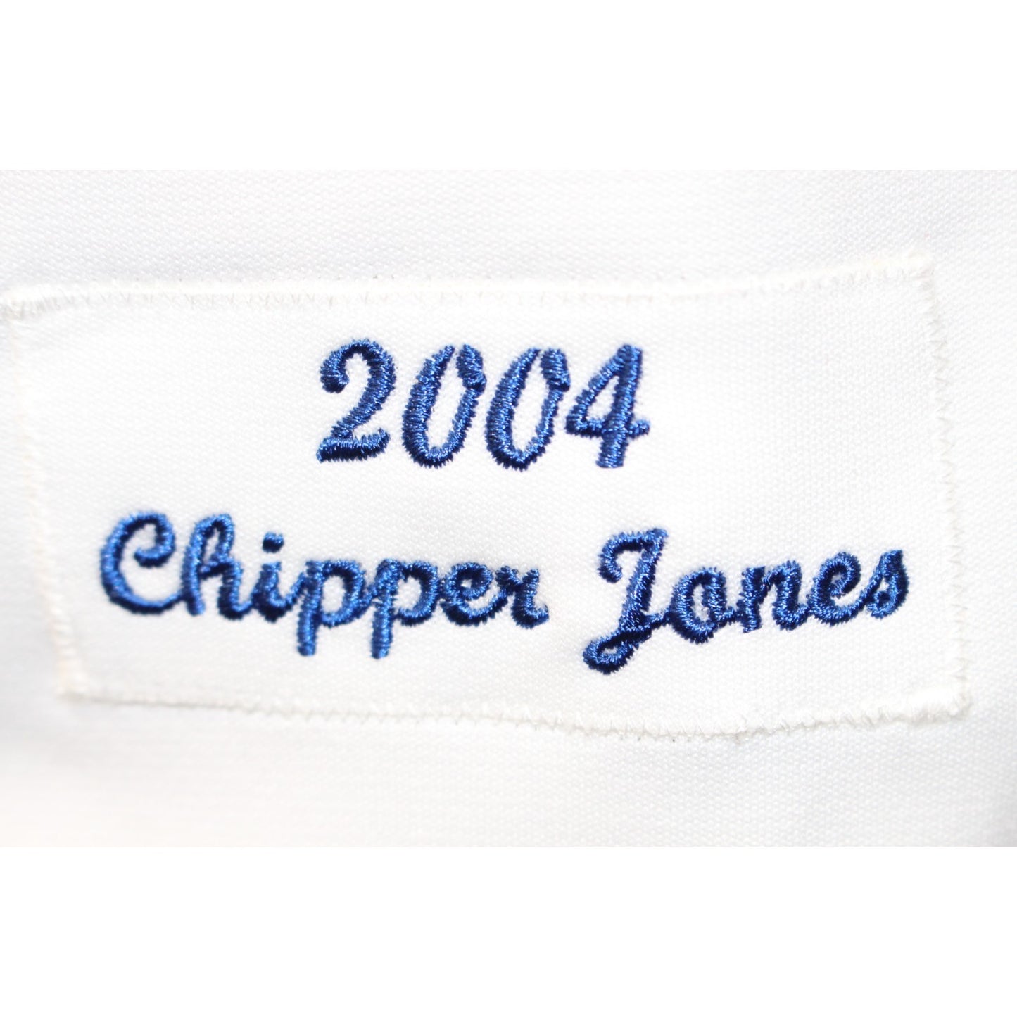 Chipper Jones Signed Atlanta Braves Mitchell & Ness Throwback Jersey (HOF)
