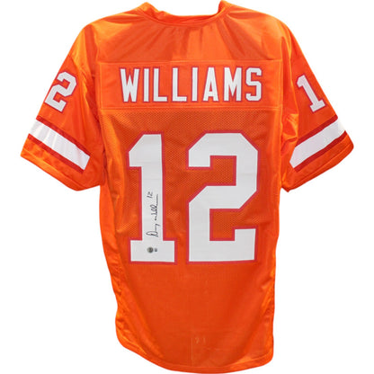 Doug Williams Signed Orange Custom Football Jersey Beckett COA