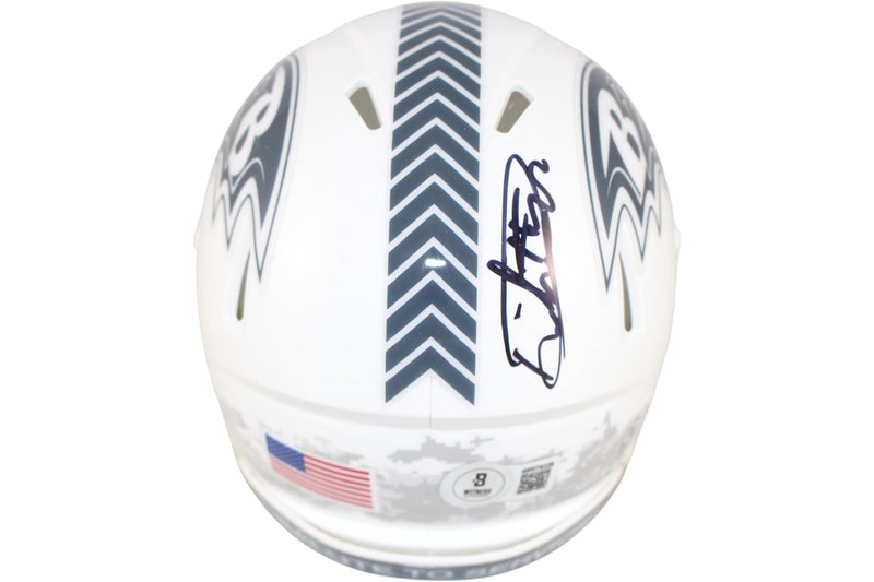 Derrick Henry Baltimore Ravens Signed 2024 Salute to Service Mini Helmet