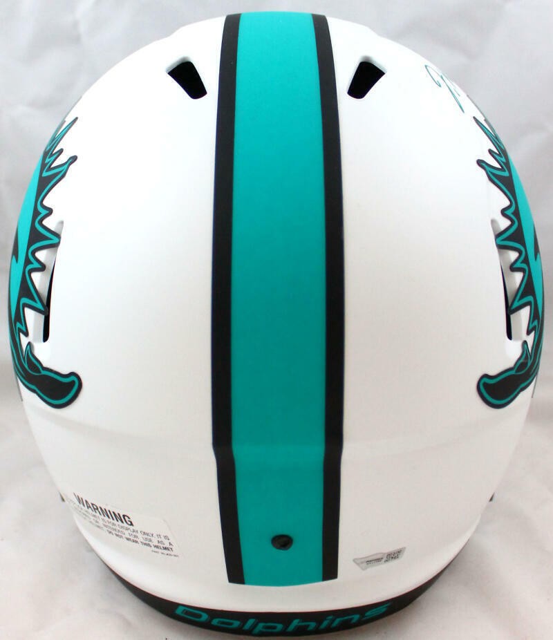 Jaylen Waddle Signed Miami Dolphins Lunar Speed Full Size Replica Helmet