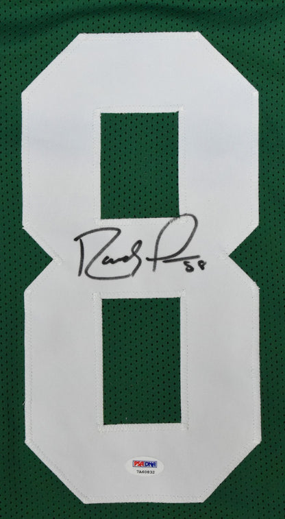 Randy Moss Autographed Marshall Thundering Herd Custom Green Jersey