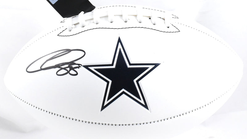 CeeDee Lamb Autographed Dallas Cowboys Logo Football