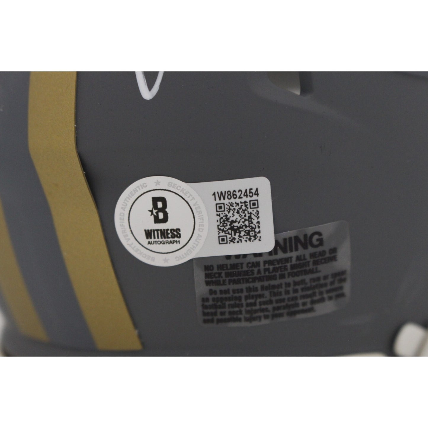 Ricky Pearsall San Francisco 49ers Autographed Slate Mini Helmet