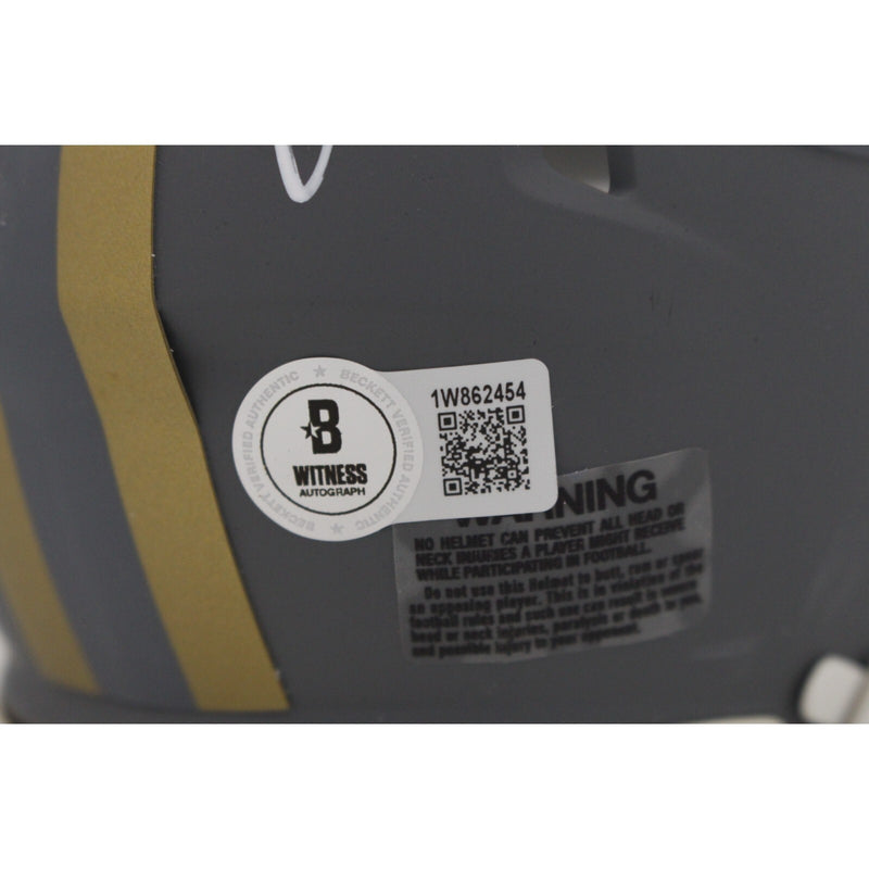 Ricky Pearsall San Francisco 49ers Autographed Slate Mini Helmet