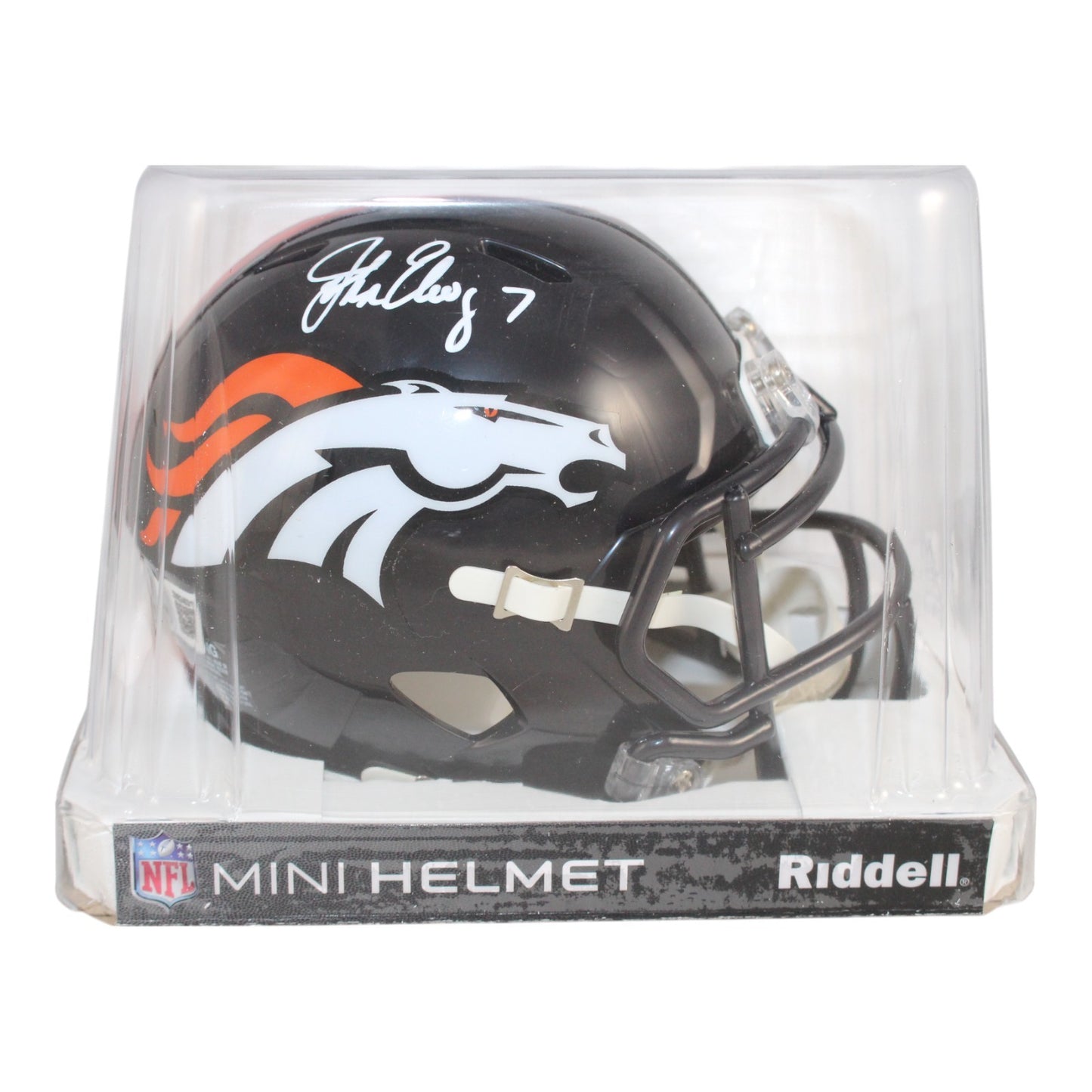 John Elway Signed Denver Broncos 1997-23 Speed Mini Helmet