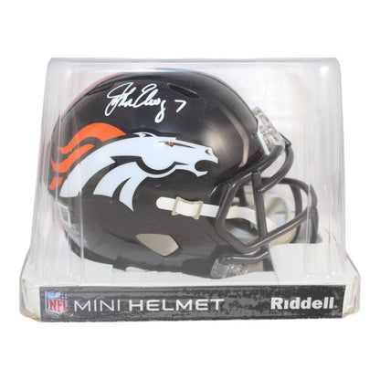 John Elway Signed Denver Broncos 1997-23 Speed Mini Helmet