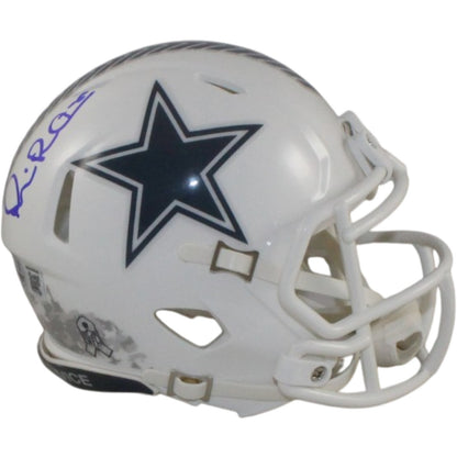 Michael Irvin Signed Dallas Cowboys 2024 Salute to Service Mini Helmet
