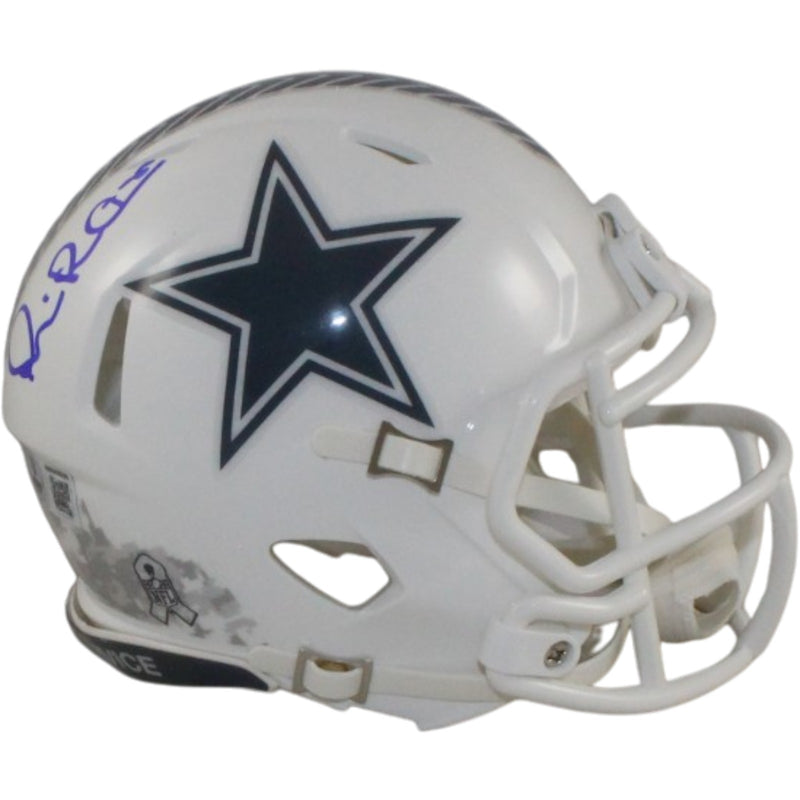 Michael Irvin Signed Dallas Cowboys 2024 Salute to Service Mini Helmet