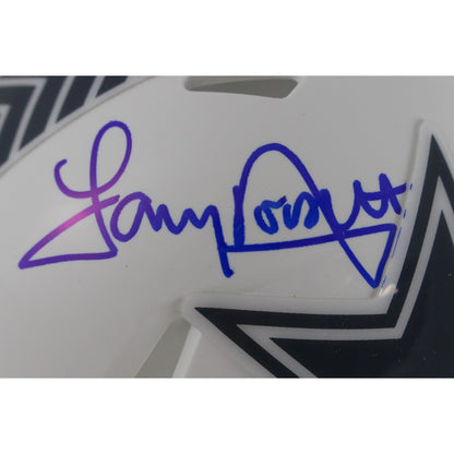 Tony Dorsett Dallas Cowboys Autographed 2024 Salute to Service Mini Helmet
