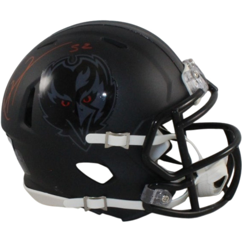 Ray Lewis Signed Baltimore Ravens 2026 Alternate #2 Mini Helmet