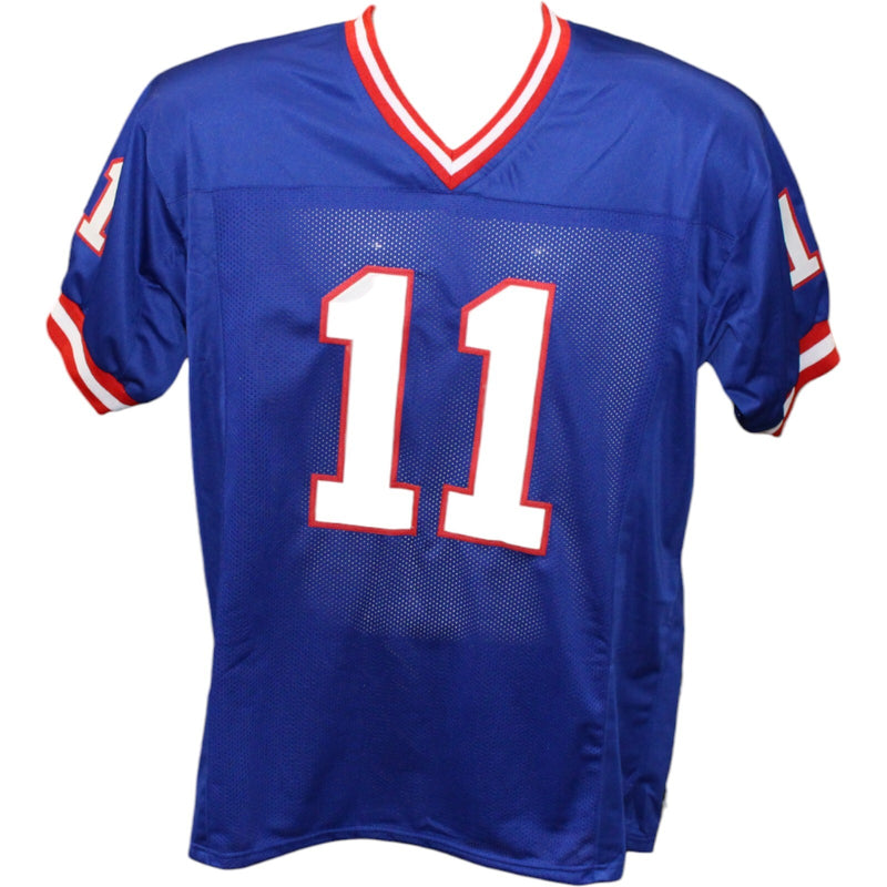 Phil Simms Signed New York Giants Pro Style Jersey SB XXI MVP Beckett