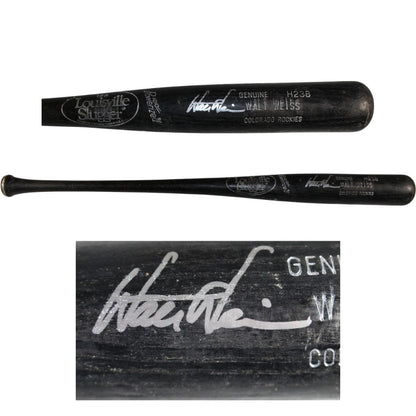 Walt Weiss Autographed Colorado Rockies Game-Used Broken Baseball Bat
