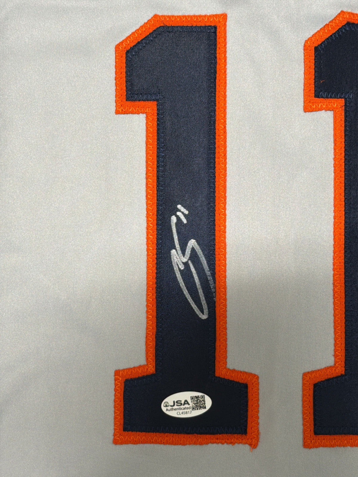 Cam Smith Signed Houston Astros Custom Jersey
