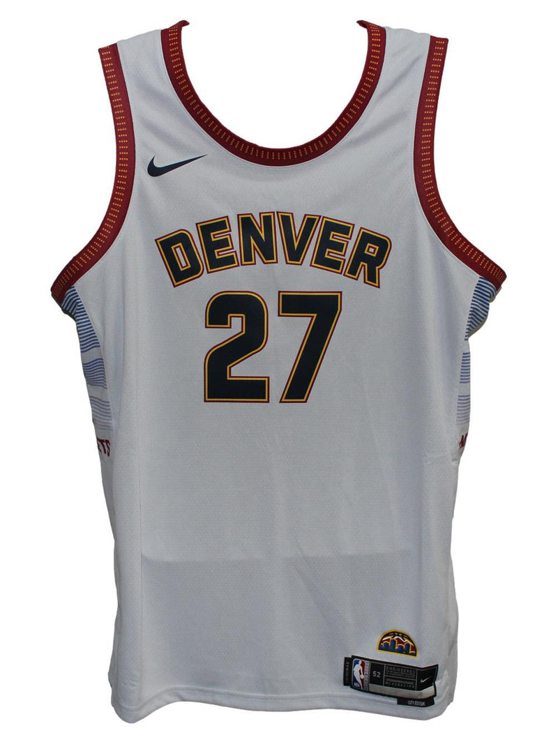 Jamal Murray Signed Denver Nuggets Silver Swingman Basketball Jersey