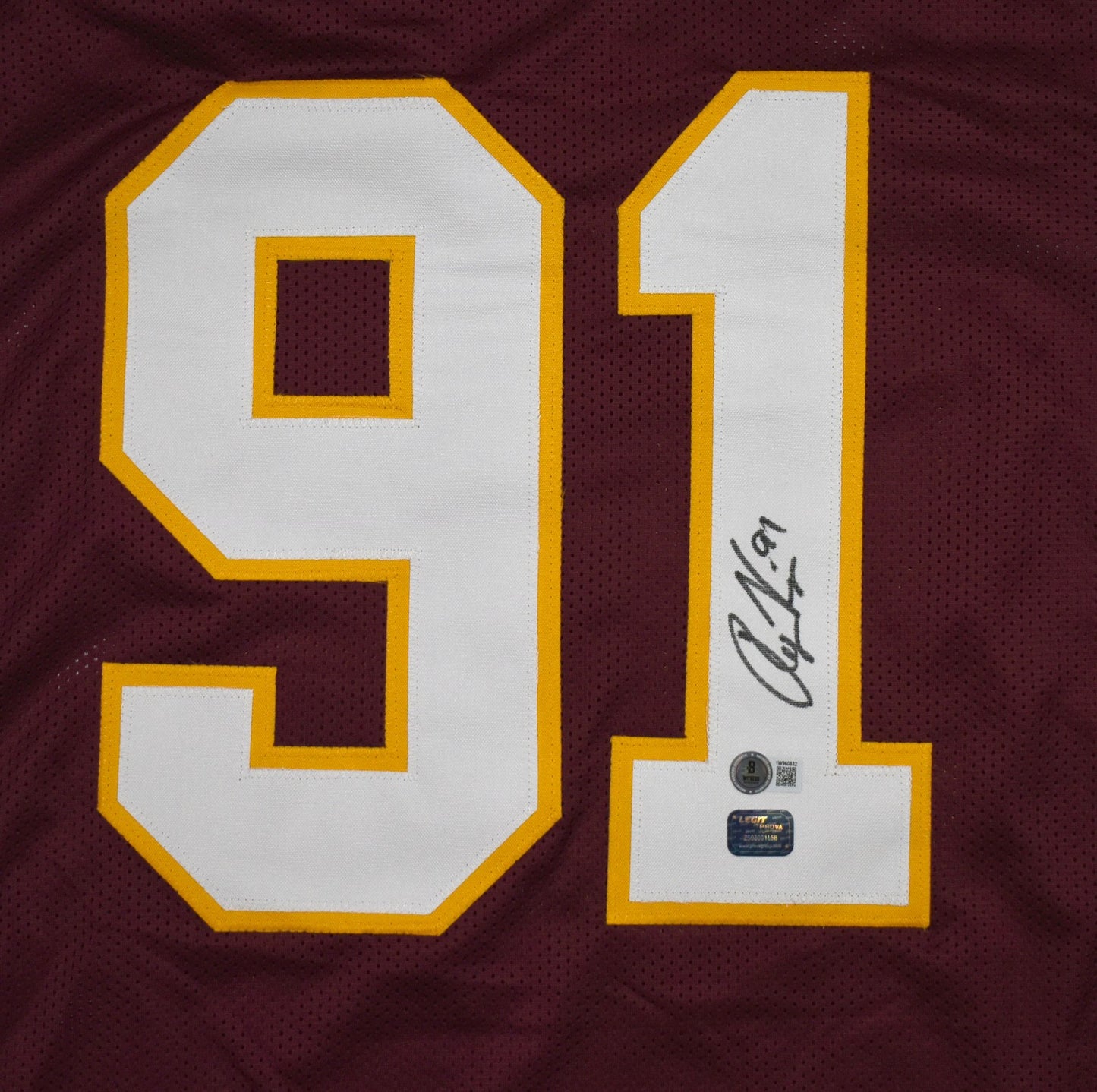 Ryan Kerrigan Autographed Washington Commanders Custom Maroon Jersey
