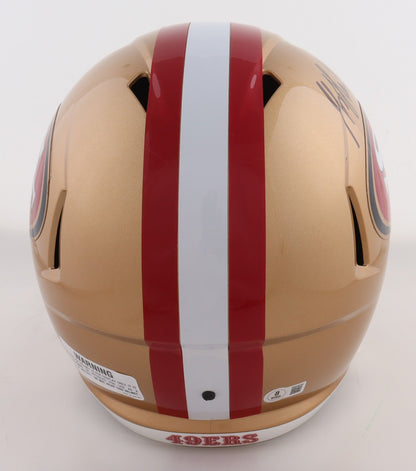 Garrison Hearst Autographed San Francisco 49ers Full Size Replica Helmet