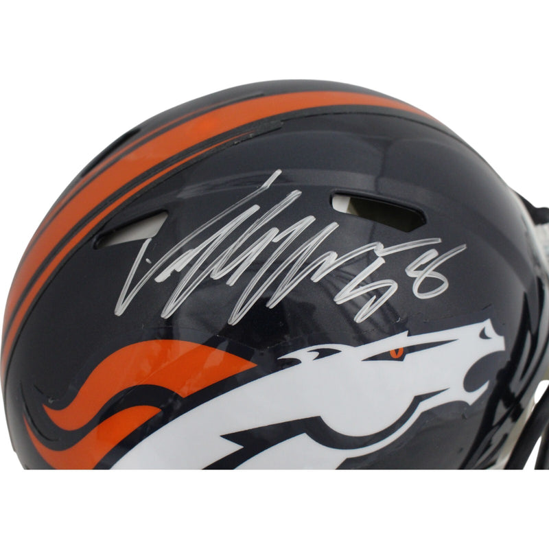 Von Miller Signed Denver Broncos Throwback Authentic Full Size Helmet