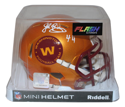 John Riggins Signed Washington Football Team Flash Mini Helmet Beckett